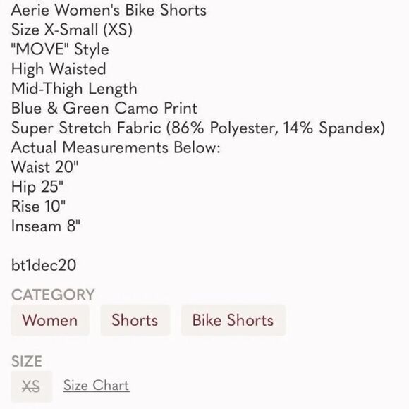 Aerie Bike Shirts XS  - Picture 5 of 9